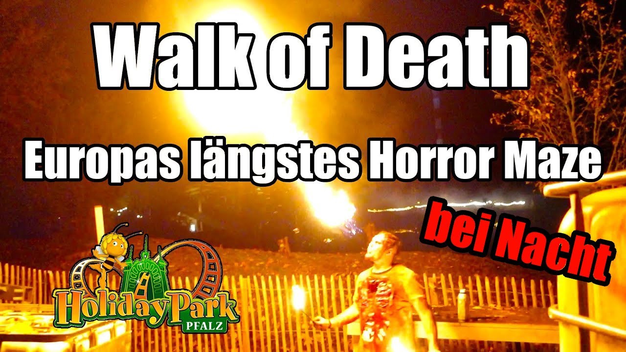 Walk of Death | Neu 2020 Holiday Park Halloween | im Dunkeln