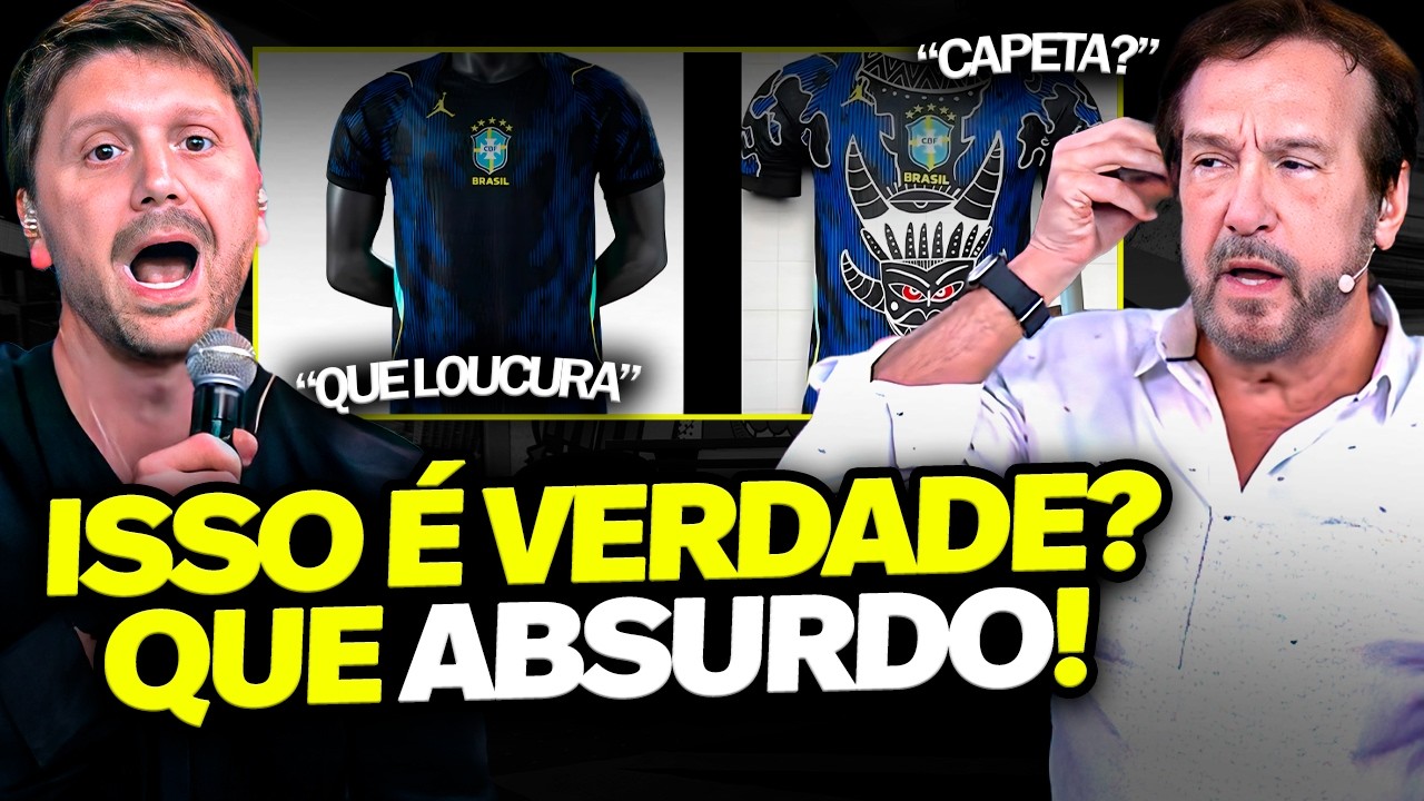A POLÊMICA IMAGEM NA NOVA CAMISA DA SELEÇÃO BRASILEIRA GEROU DEBATE AO VIVO