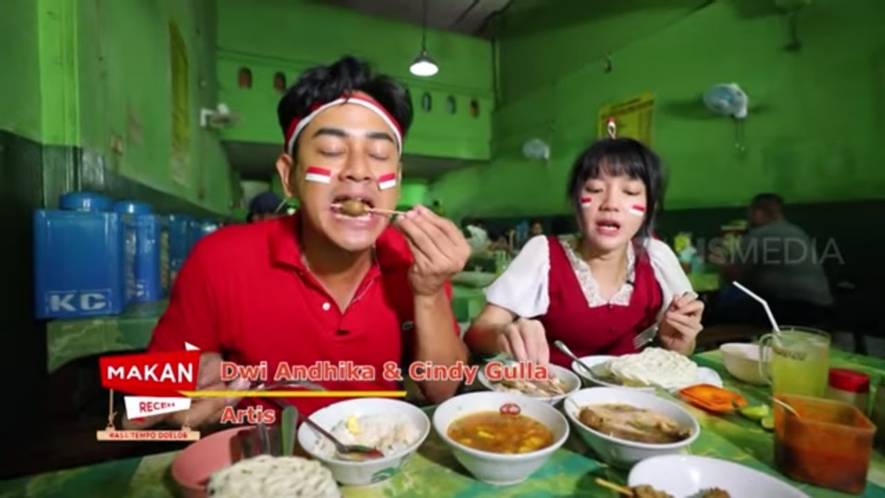 Dwi Andhika & Cindy Gulla Menikmati Segarnya Sop Ayam Pak Nim Klaten | MAKAN RECEH (17/08/22)