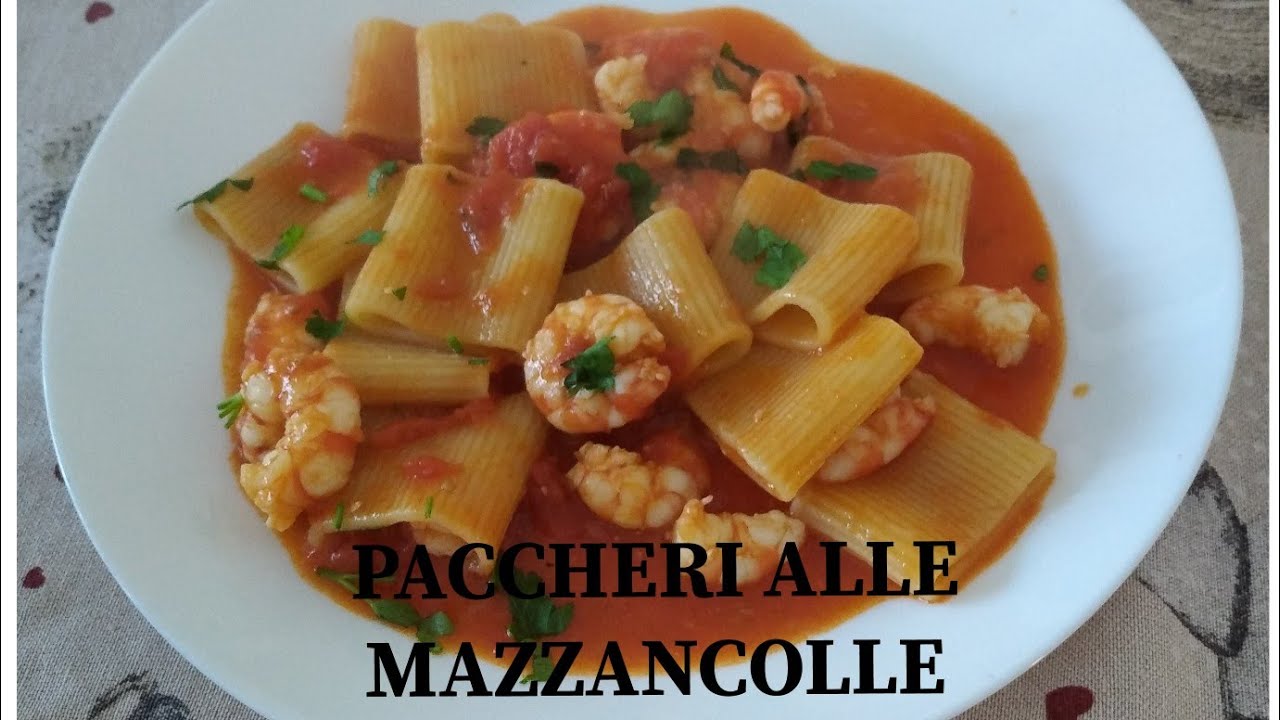 PACCHERI ALLE MAZZANCOLLE 😋