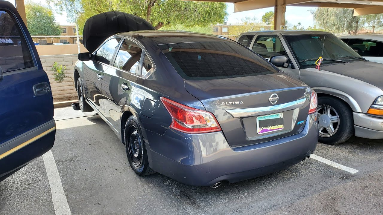 Nissan altima 2013 2.5 como cambiar flecha cv axle Horquilla control arm