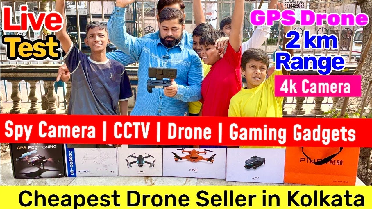 Best Drone With 4K Camera Under Rs.23000/- Under PiHOT P80 Pro Unboxing 🔥Flying test 4K Camera