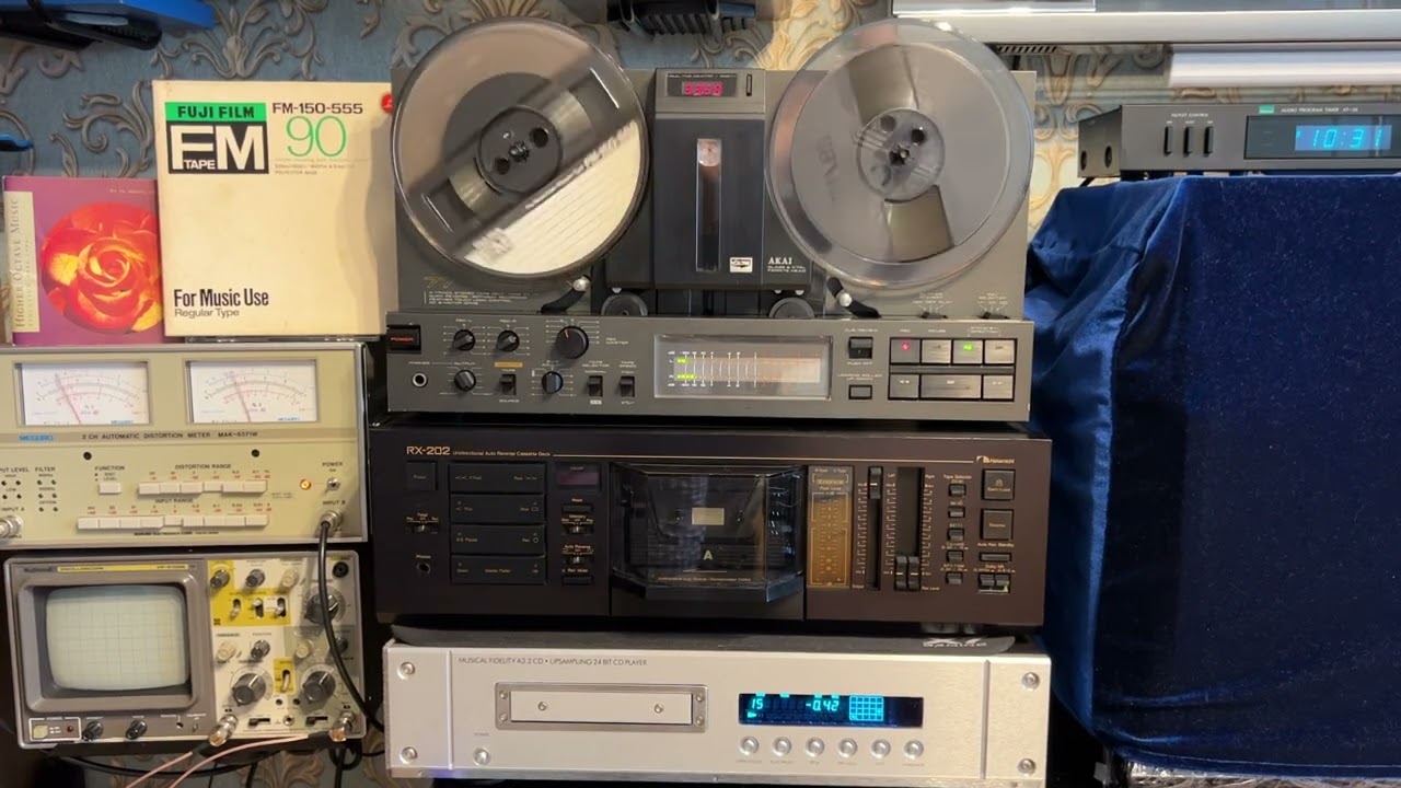Akai GX-77, становление. Запись - реверс.