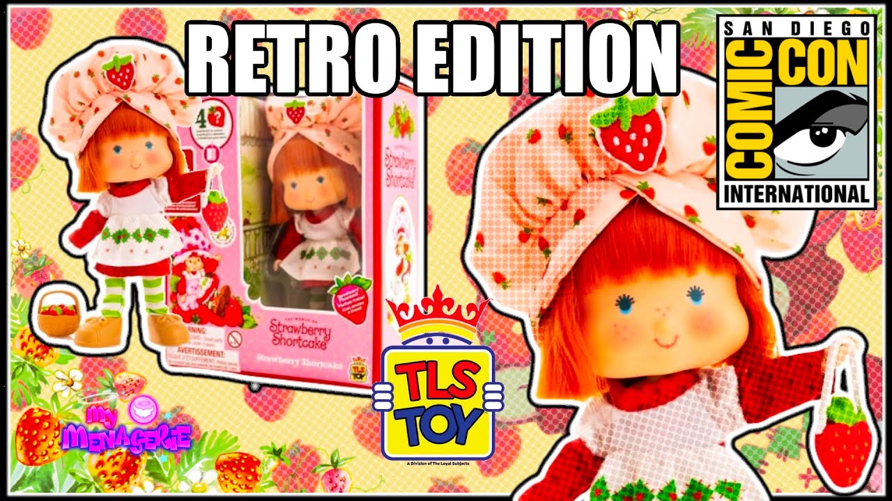 The Loyal Subjects Comic-Con Exclusive Strawberry Shortcake Retro Doll Review for Adult Collectors