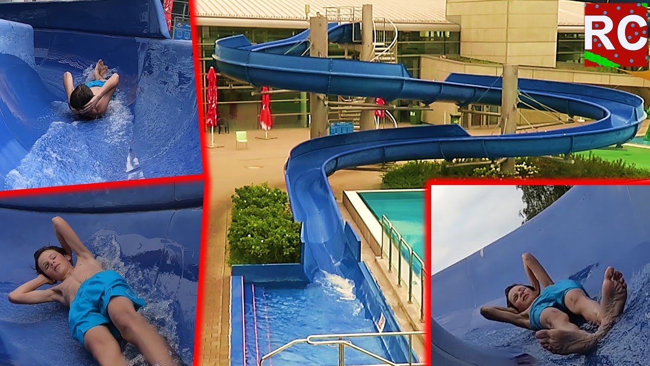 offene R&ouml;hrenrutsche im Strudelbad Hersbruck der Fackelmanntherme  ONRIDE