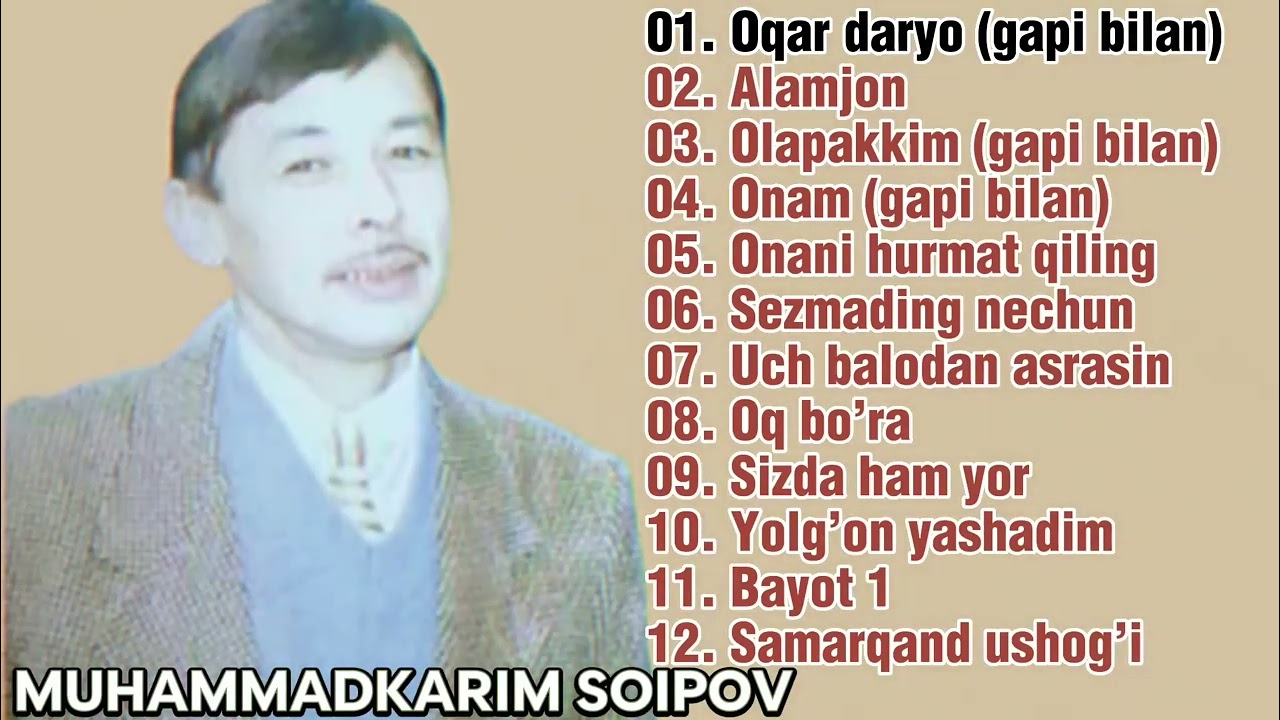 Muhammadkarim Soipov 1998-yil to’yda