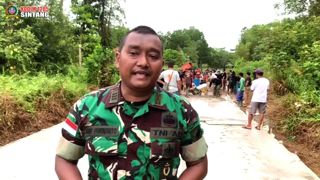 TMMD Kodim Sintang, gotong royong membangun desa