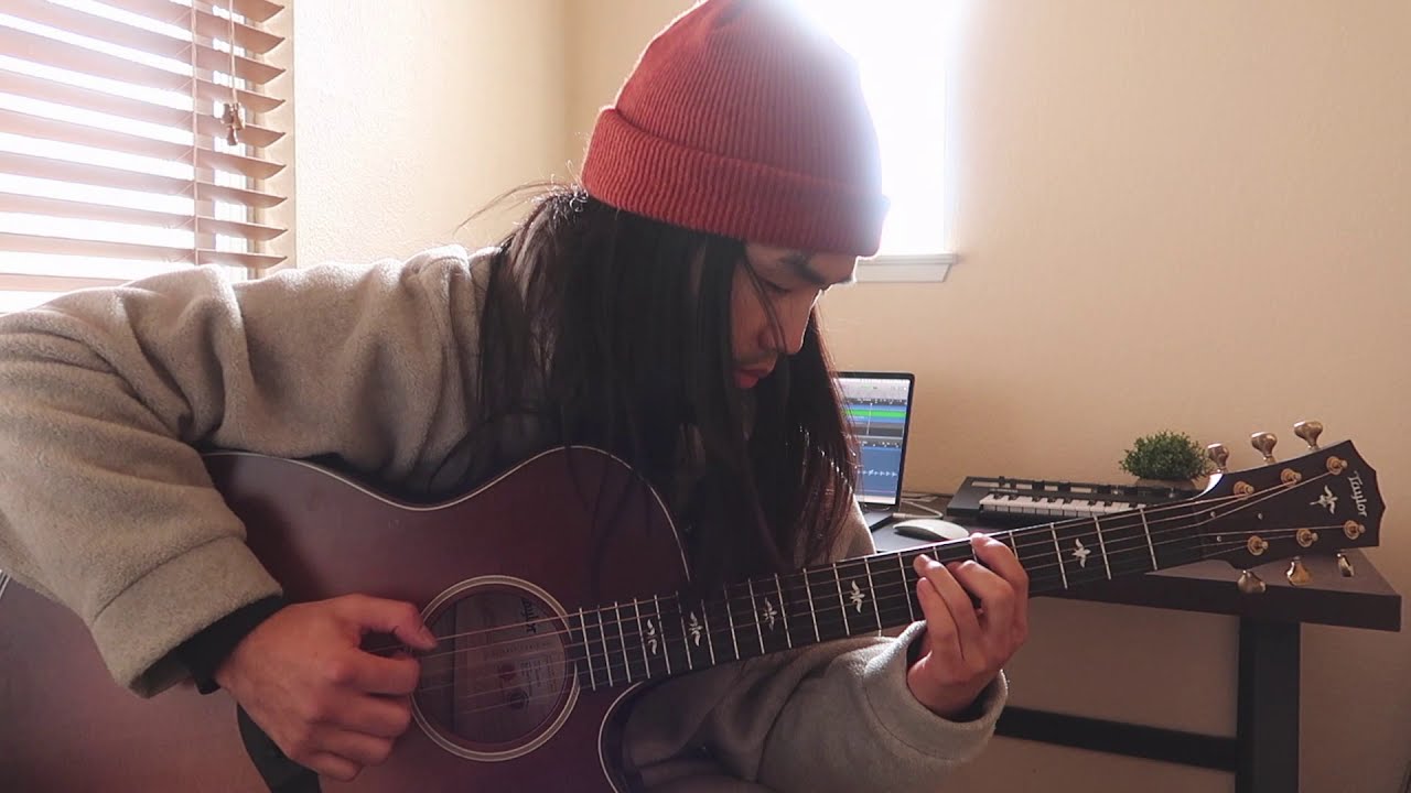 Jamming to Simple Chill Lofi Guitar Song #3 by Joelious