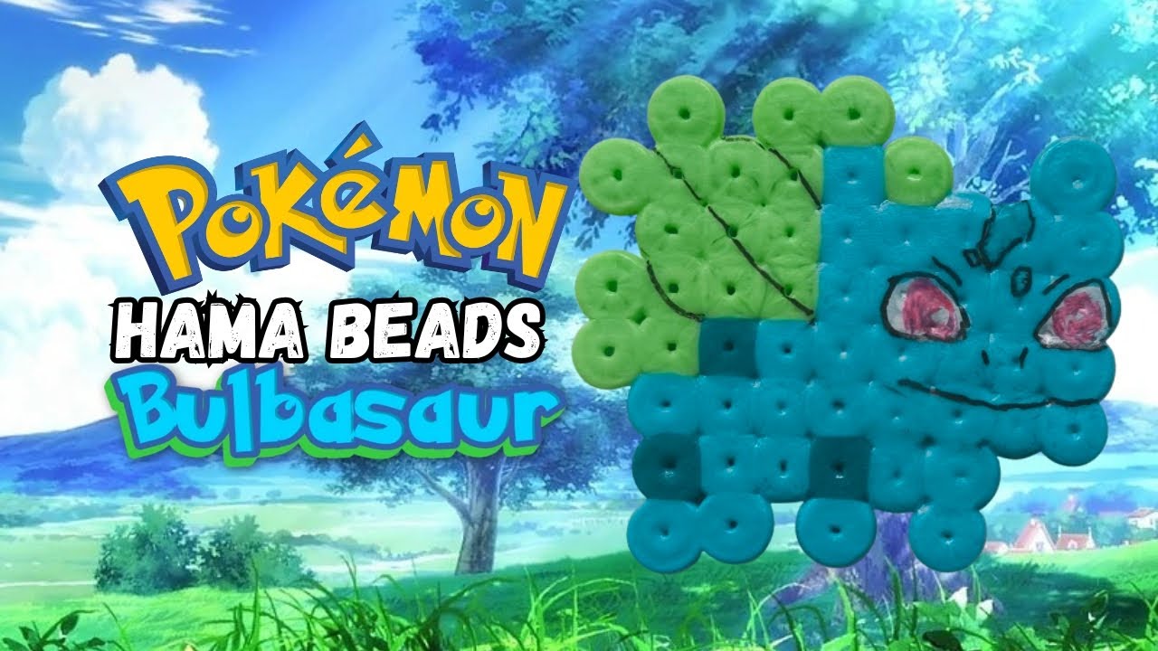 Bulbasaur Hama Beads Pokémon 🌱 Pixel Art Time Lapse