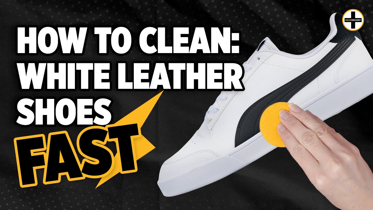 How to EASILY Clean White Leather Sneakers (Under 90 Seconds)