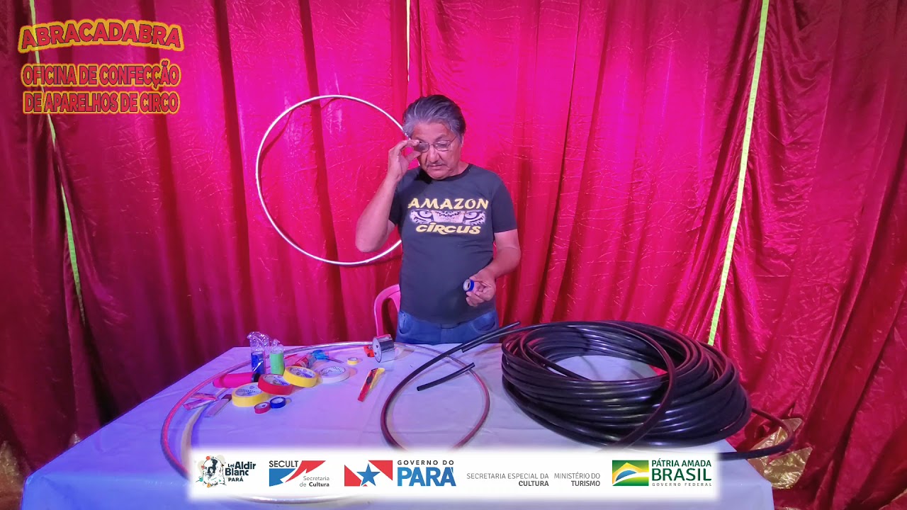 ABRACADABRA - OFICINAS DE CONFECÇÃO DE APARELHOS DE CIRCO - COMO FAZER BAMBOLÊ DE CIRCO