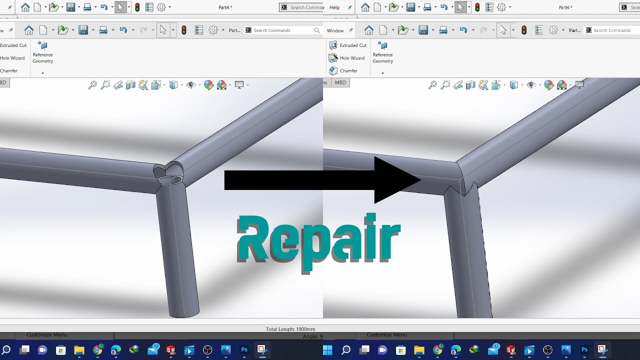 Problem Solidworks Weldments