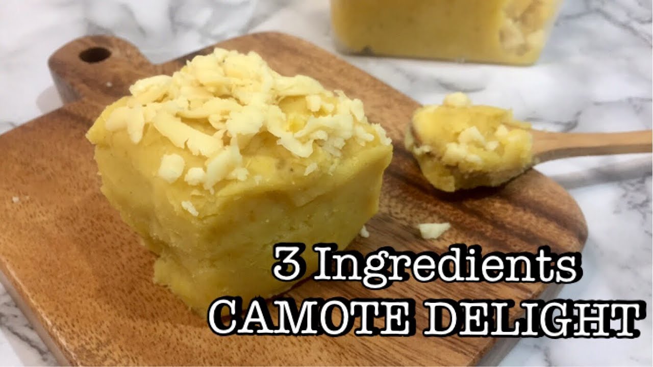 3 Ingredients Camote Delight | Sweet Potato Cake | No Bake No Steam Kamote Recipe| Pang Negosyo