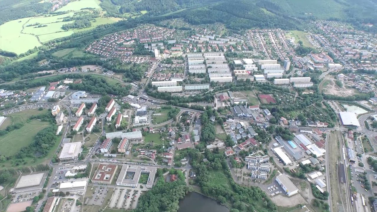 Ilmenau von Oben DJI Phantom 3 Pro