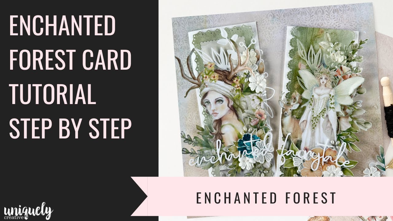 Fantasy Card Making Tutorial with Uniquely Creative