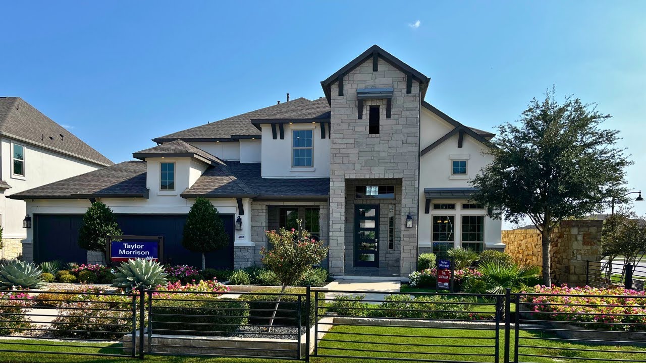 Must See: Taylor Morrison Larimar Home Tour | Travisso Naples Collection | Leander TX