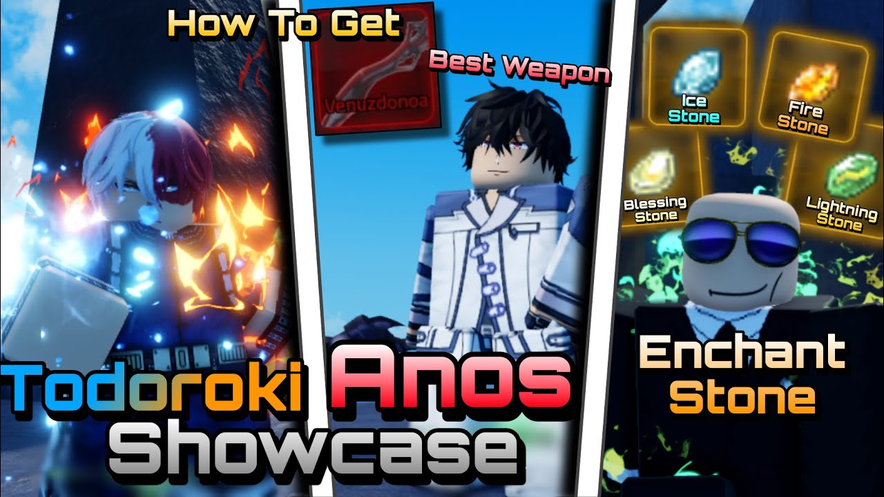 Rogue Piece | Anos Voldigoad, Todoroki & Enchant Stone Showcase + How To Get | YukiSw #roblox