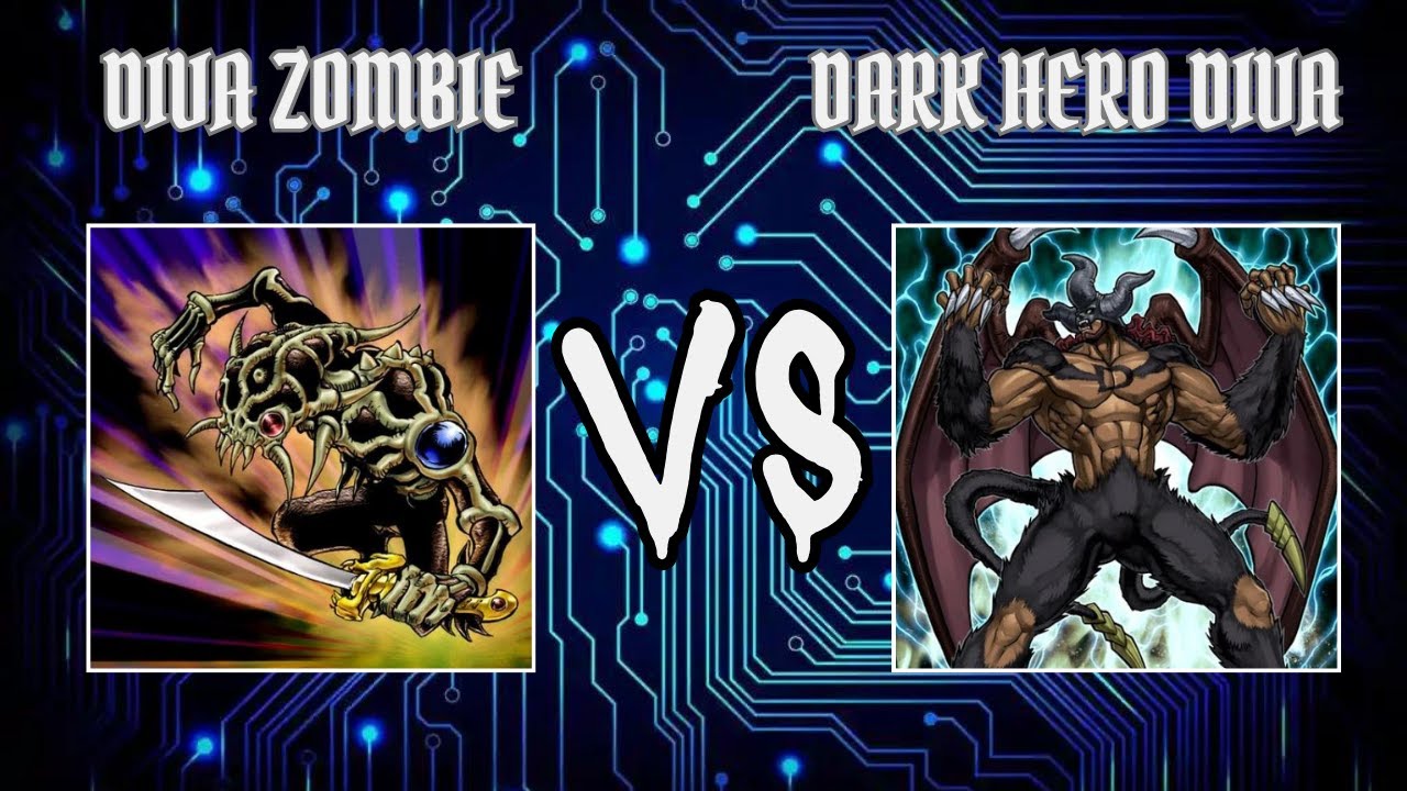 Fitz(Diva Zombie) vs Rikki~(Dark Hero Diva) | Yugioh Edison Format | Dueling Book
