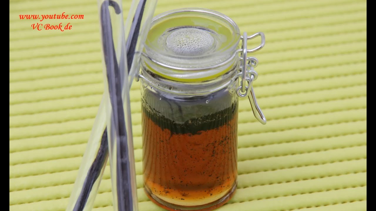 Vanilleextrakt ohne Alkohol selbst machen / Vanilla extract