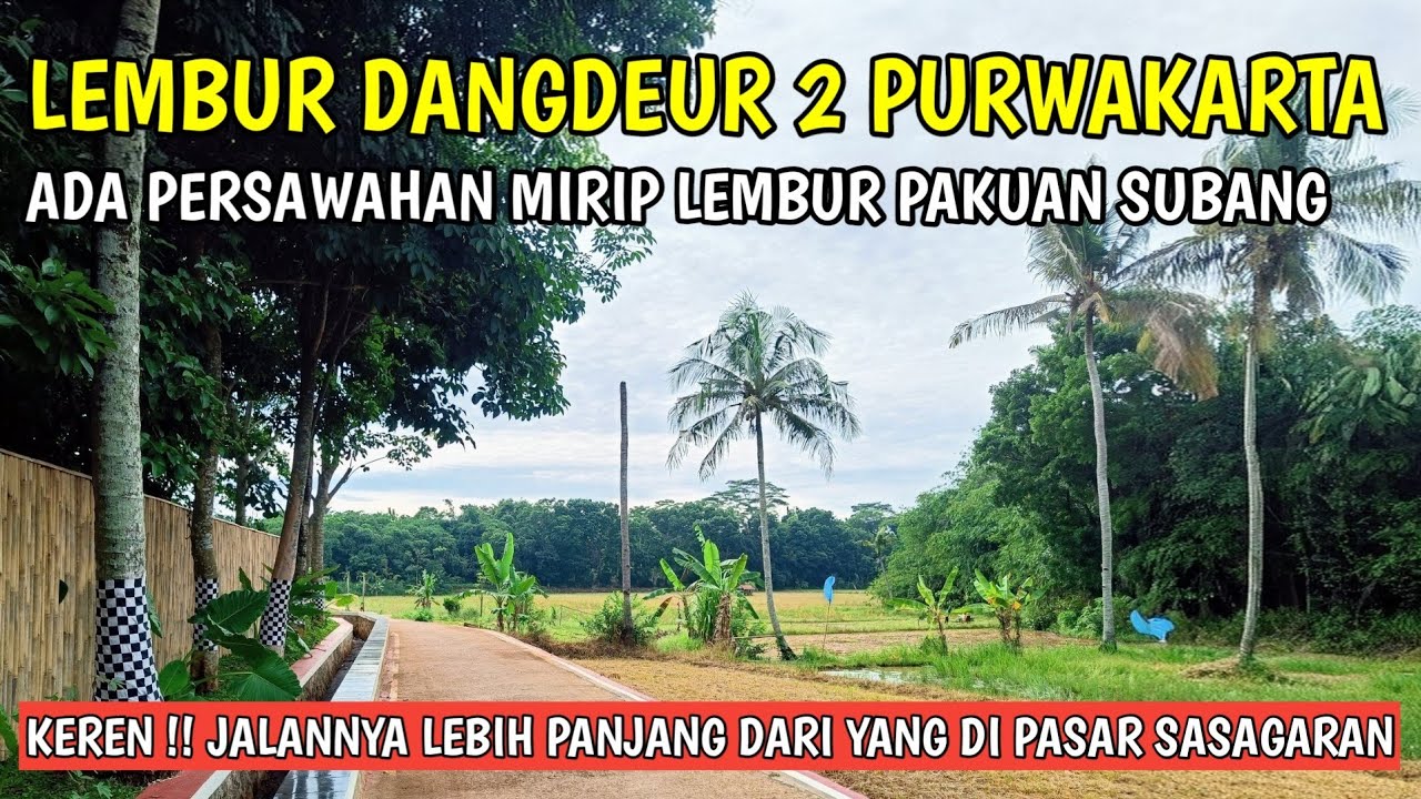 Baru !! DESA DANGDEUR PURWAKARTA || Mirip lembur pakuan Subang 