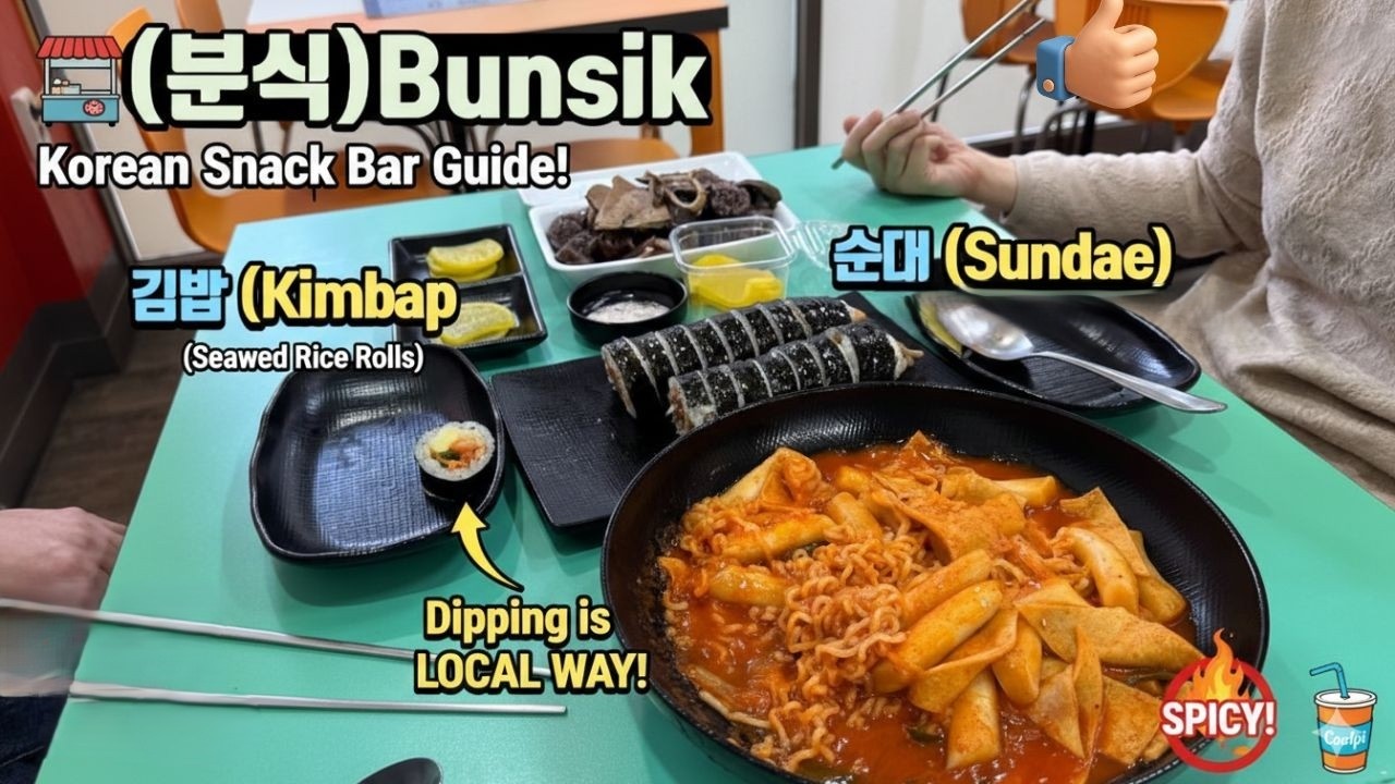Eating Like a Local: A Simple Guide to Korean Snack Bars (Bunsik)