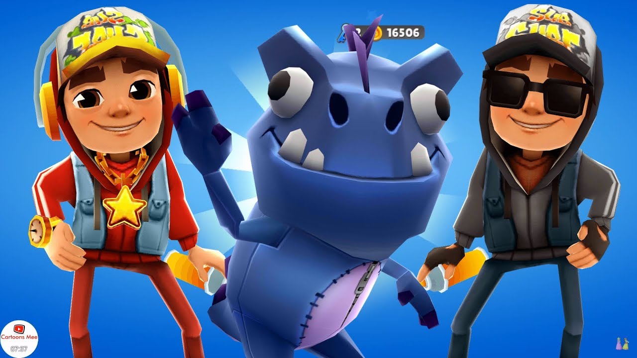 Subway Surfers Tokyo 2018 - Jake Dark vs Jake Star vs Dino Gameplay| Cartoons Mee