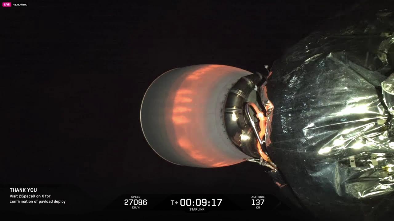 LIVE: SpaceX launches Starlink satellites into low Earth orbit