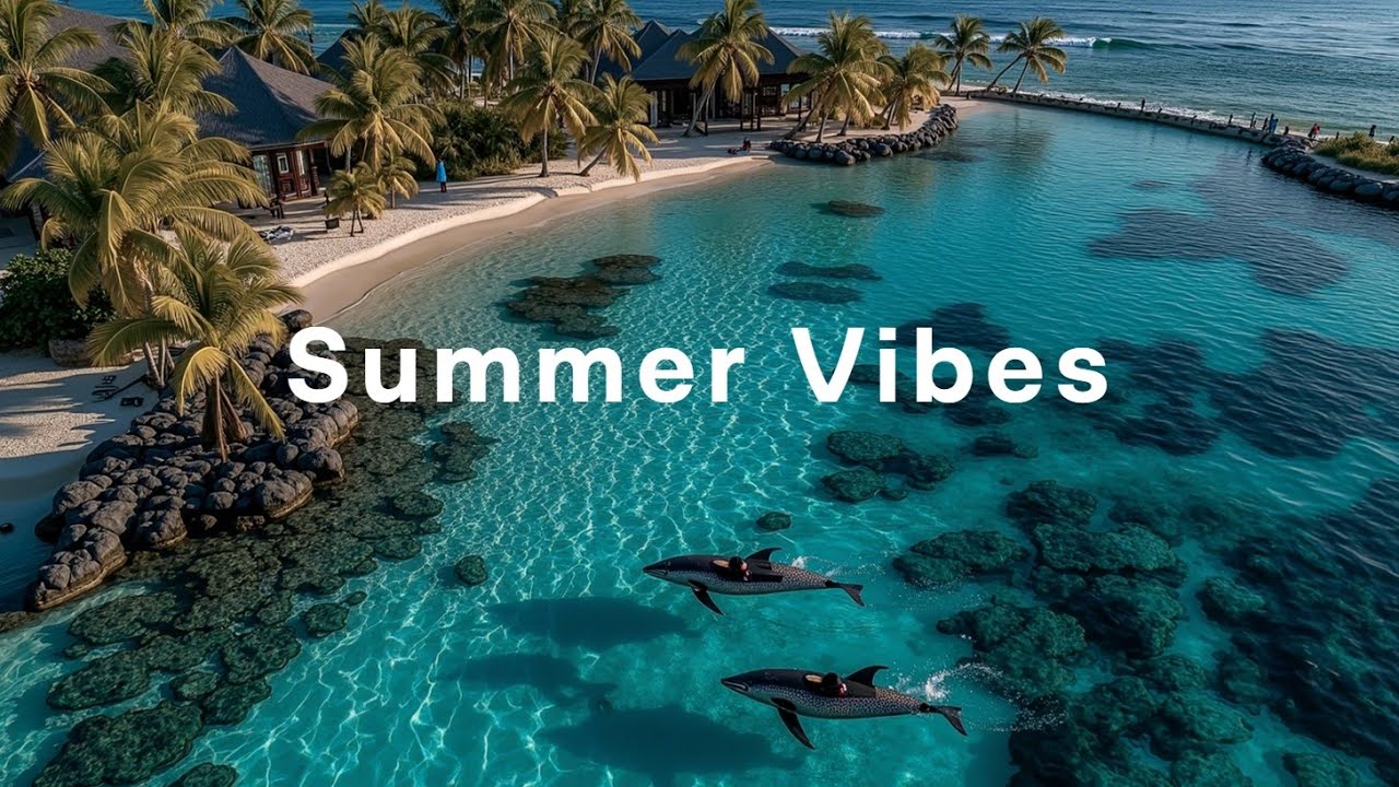 Тропические Deep House Вайбы 🏝️ Мягкие Пляжные Ритмы | Тропические Глубокие Волны
