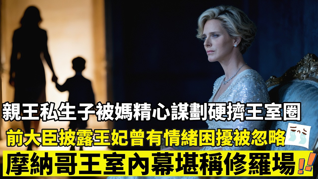 親王私生子被媽精心謀劃硬擠王室圈，前大臣披露王妃曾有情緒困擾被忽略，摩納哥王室內幕堪稱修羅場