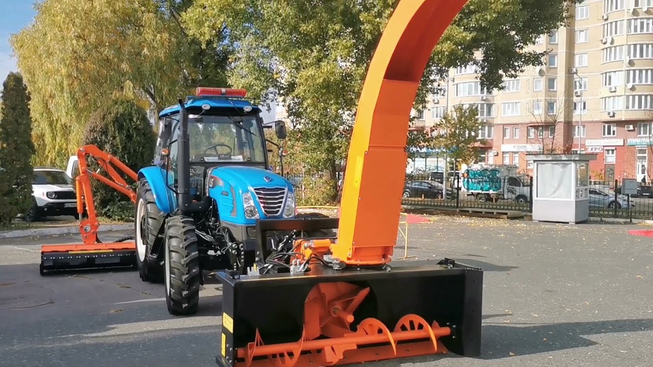 Трактор LS 1004 получил навеску от 