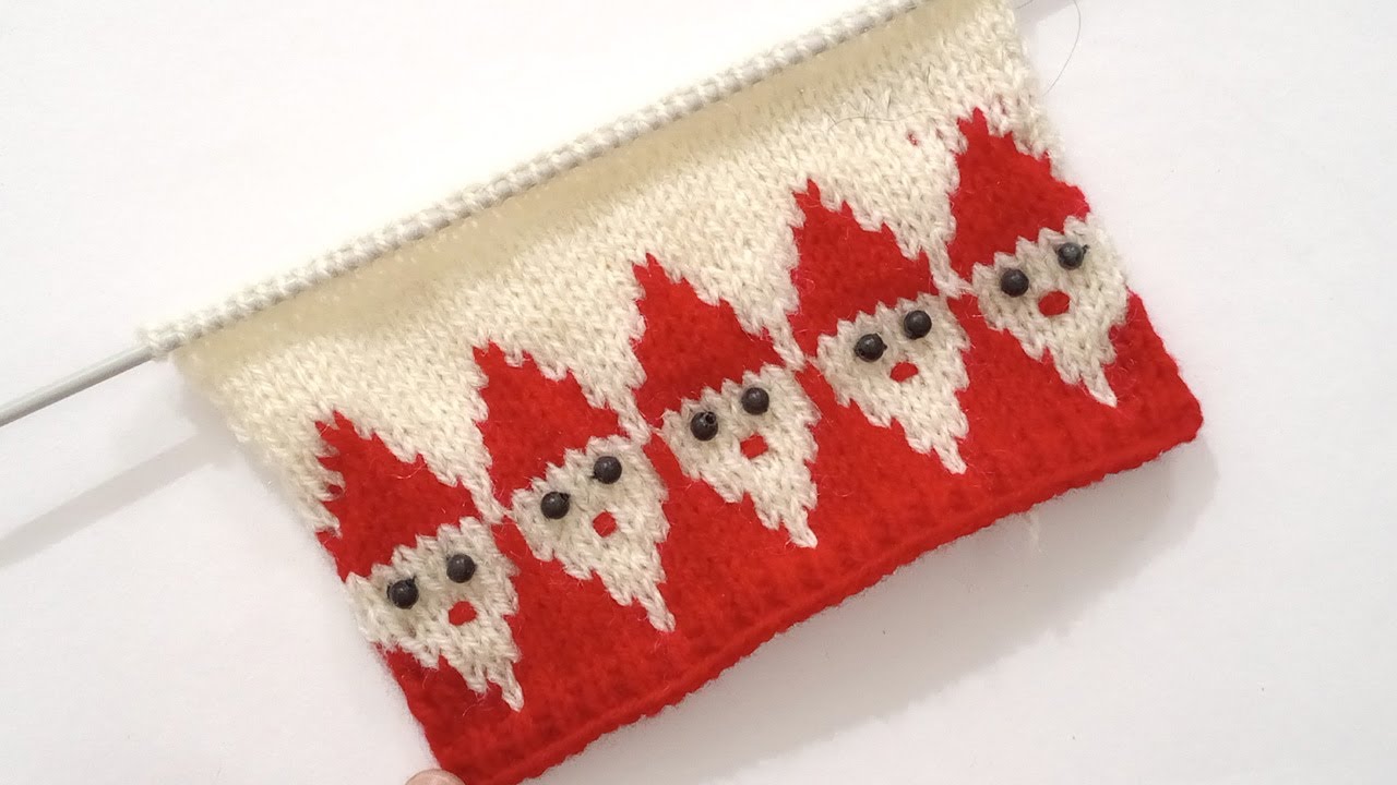 Two Color Knitting Pattern , Do Rang Ka Design