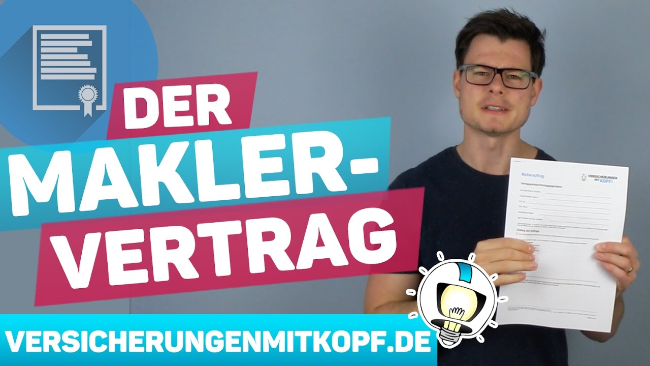 MAKLERVERTRAG - einfach erklärt | Maklermandat