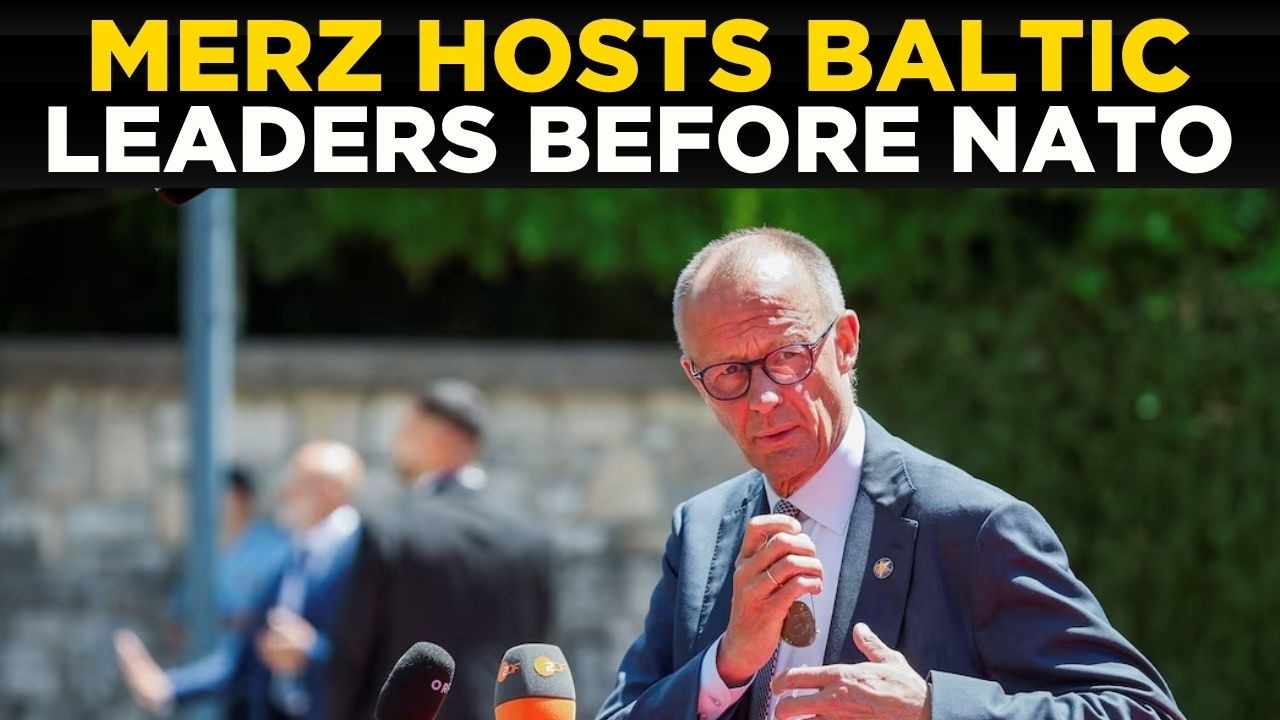 WORLD NEWS LIVE: German Chancellor Merz Hosts Baltic Leaders in Berlin Ahead of Key NATO Summit