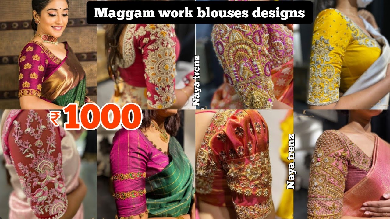 Maggam work blouses | Dilshuknagar | Latest Maggam work Blouse designs