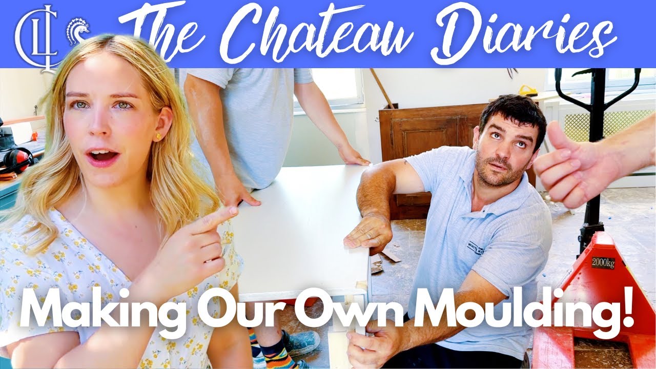 DAY 3: Fitting the Chateau's New Kitchen + We Get to Draw and Create Our Own Moulding! 🛠️ 🏰