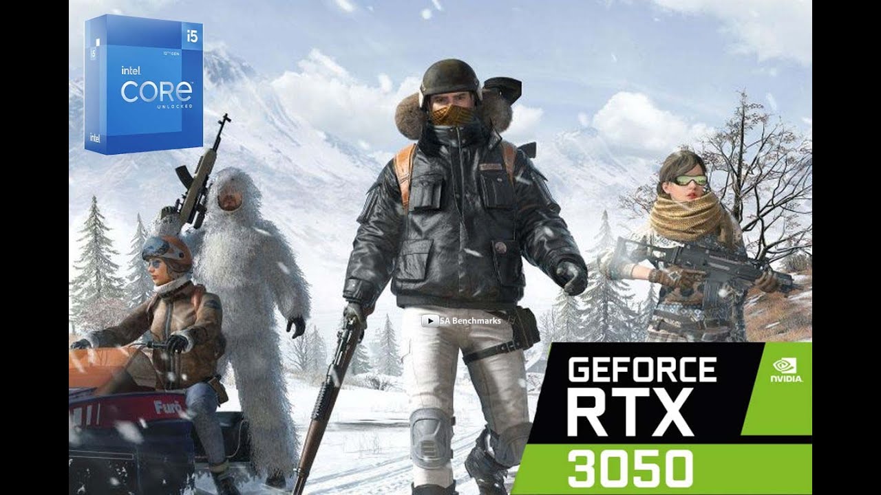 pubg rtx 3050 4gb laptop gaming test  i5 12500h  32 gb ram high graphic setting 2026