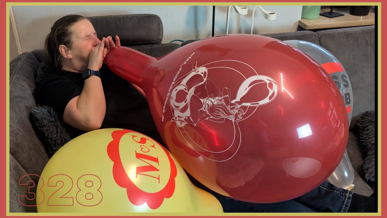 328 - Yvy b2ps a huge balloon by Miss Snapback