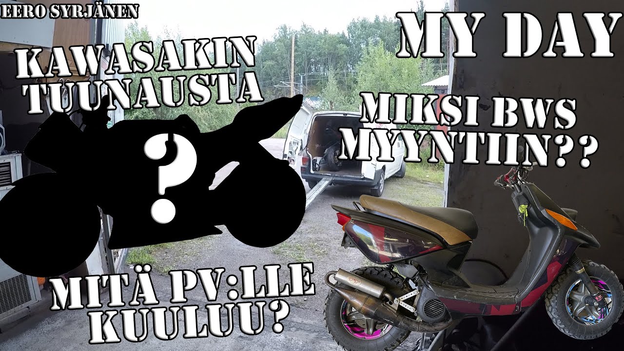 BWS MYYNTIIN?!? || MOPOJEN  TUUNAUSTA JA PUUNAUSTA || MY DAY