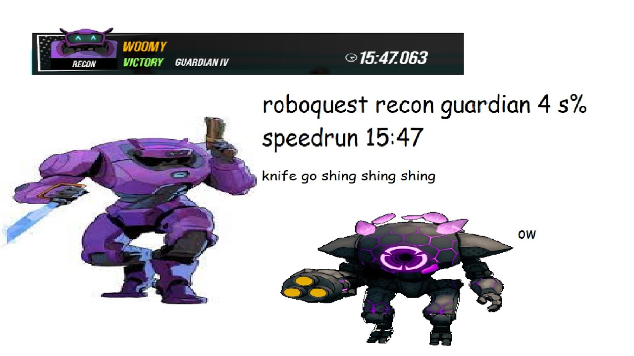 Roboquest Speedrun Recon Guardian 4 S% 15:47
