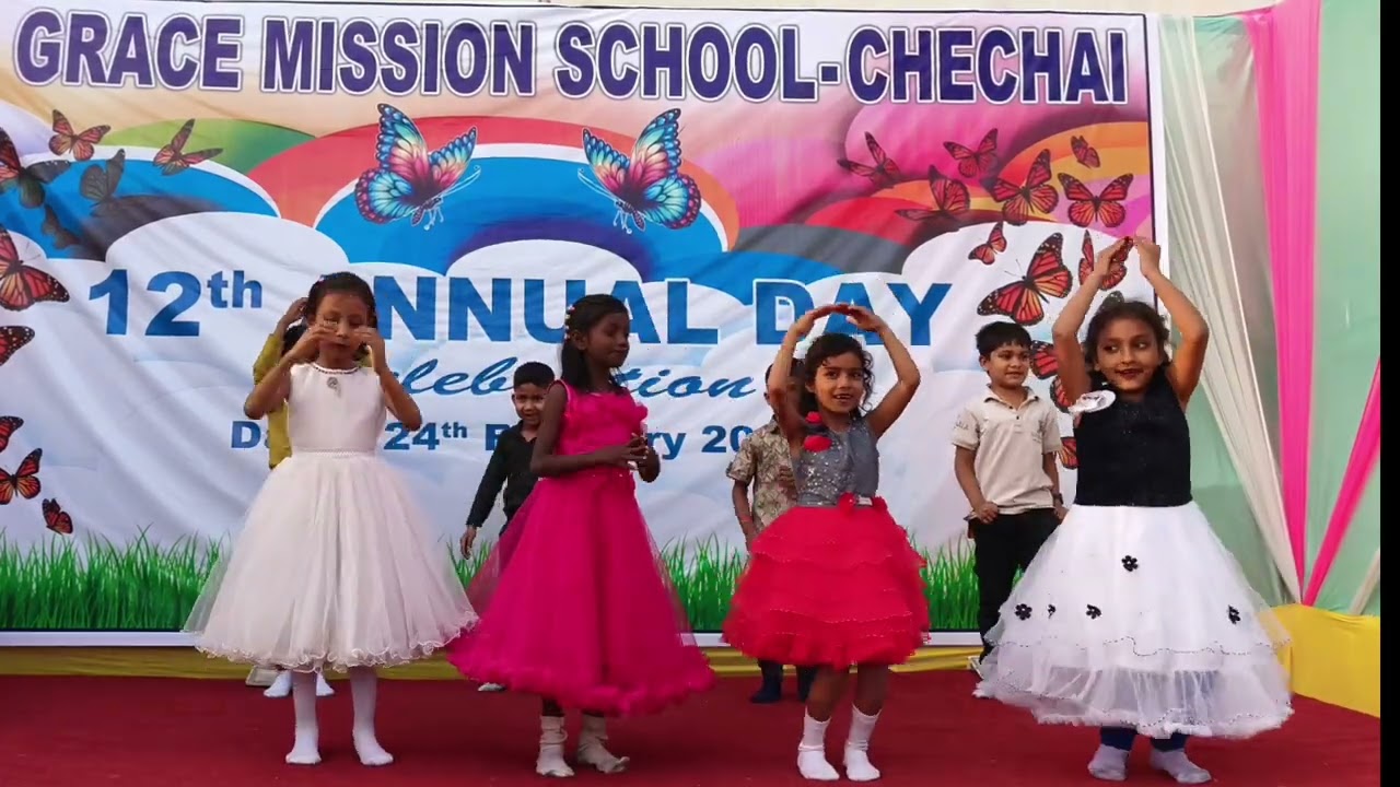 UKG Girls and Boys Dance performance #Titli uri #gracemissionschool #dance #annualfunction 