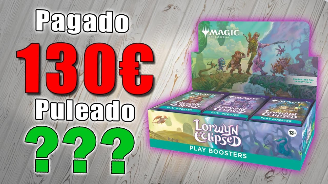 Pensé que había perdido 130€… hasta el FINAL 😳 Lorwyn Eclipsed play booster box!🌙✨ #mtg #unboxing