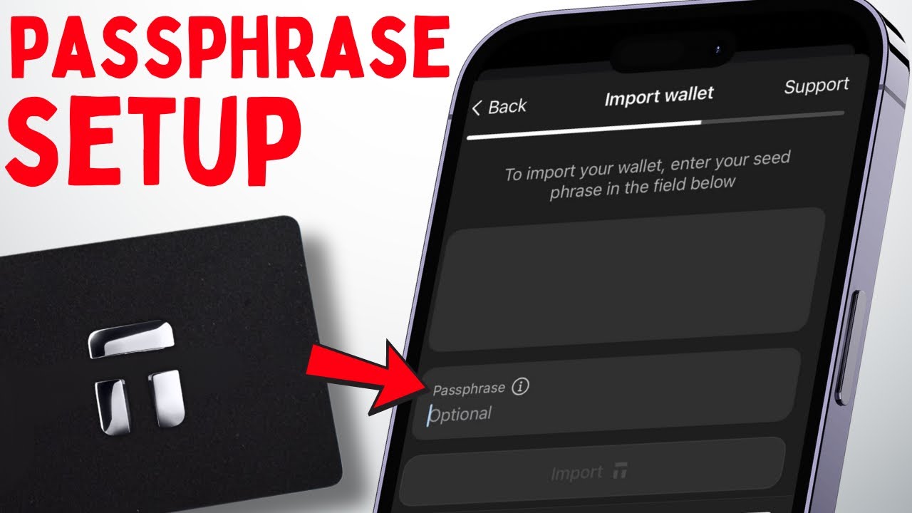 Make Your Tangem Wallet MORE Secure (Passphrase Setup Tutorial)