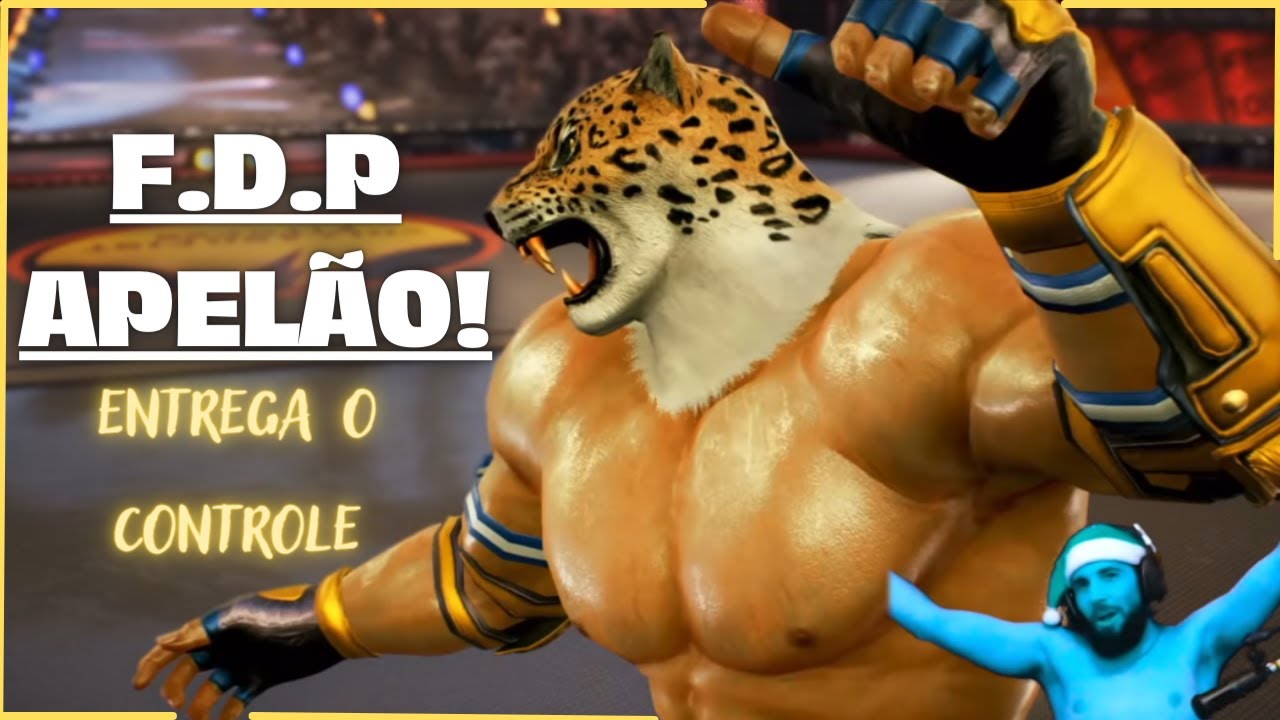 Smzinho 8 minutos Apanhando SEM PARAR do King - Tekken 7