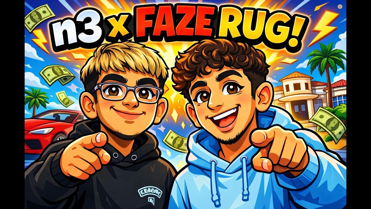 🚨 Live Right now 🚨 -  N3on x Faze Rug x Brawadis  - (NO ADS)
