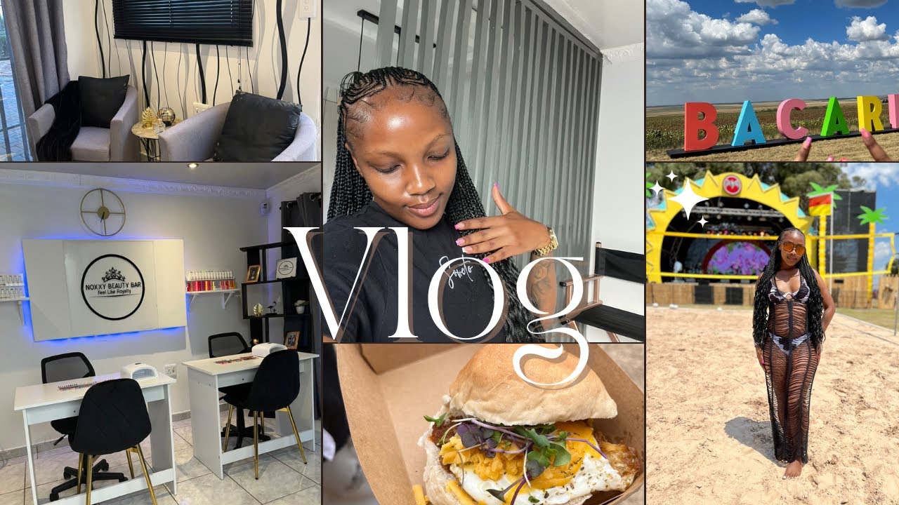 Vlog| Final salon renovations | new hair| let’s go to Bacardi holiday club | South African YouTuber