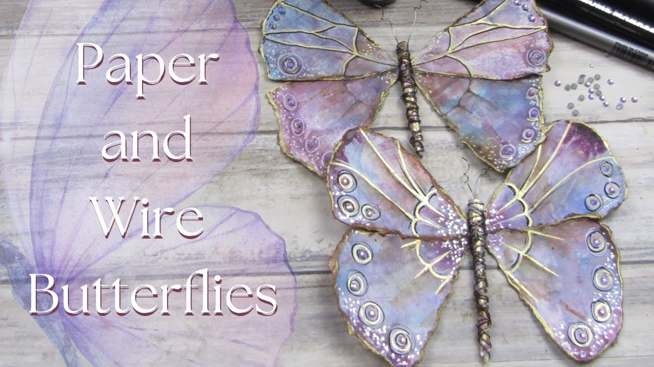 Paper and Wire Butterflies