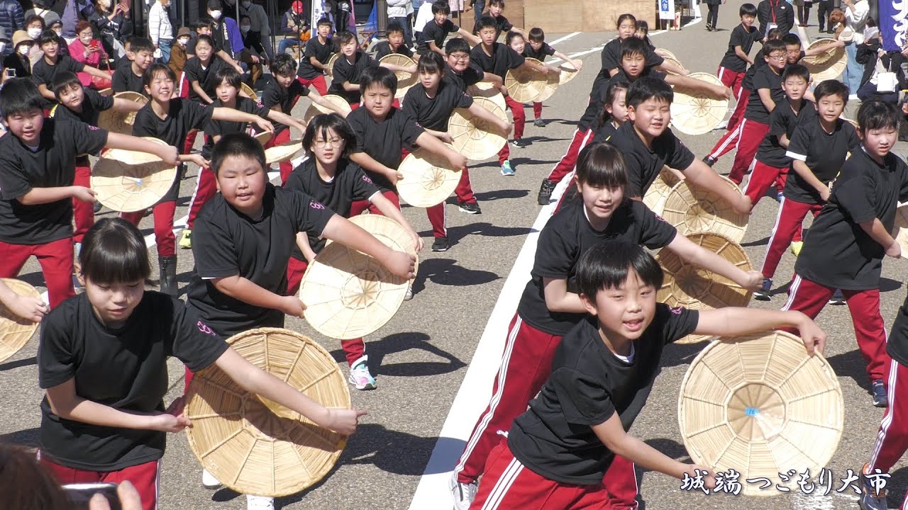 城端つごもり大市 じゃんとこいむぎや(麦屋) 城端小学校 2023年 / 富山県南砺市