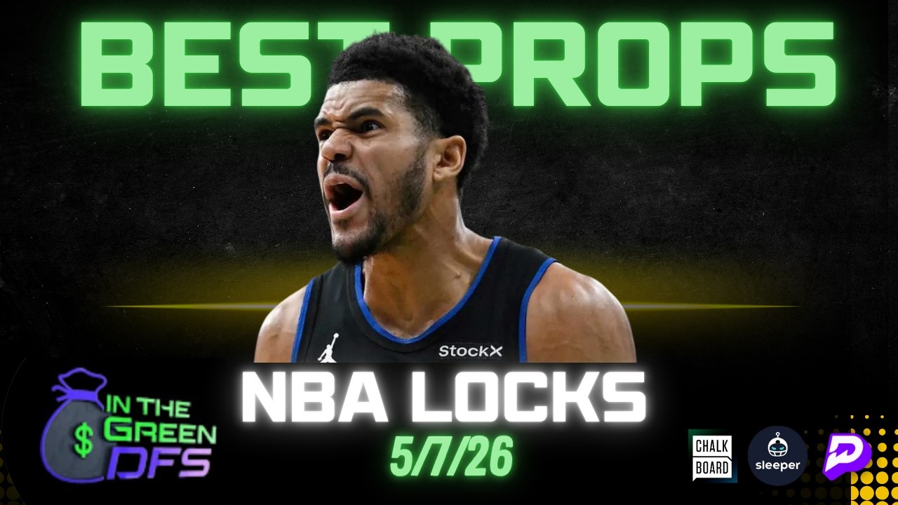 BEST NBA PROPS TODAY | BEST 5 BETS | THURSDAY 5/7/26 | BONUS MLB BET 🔥
