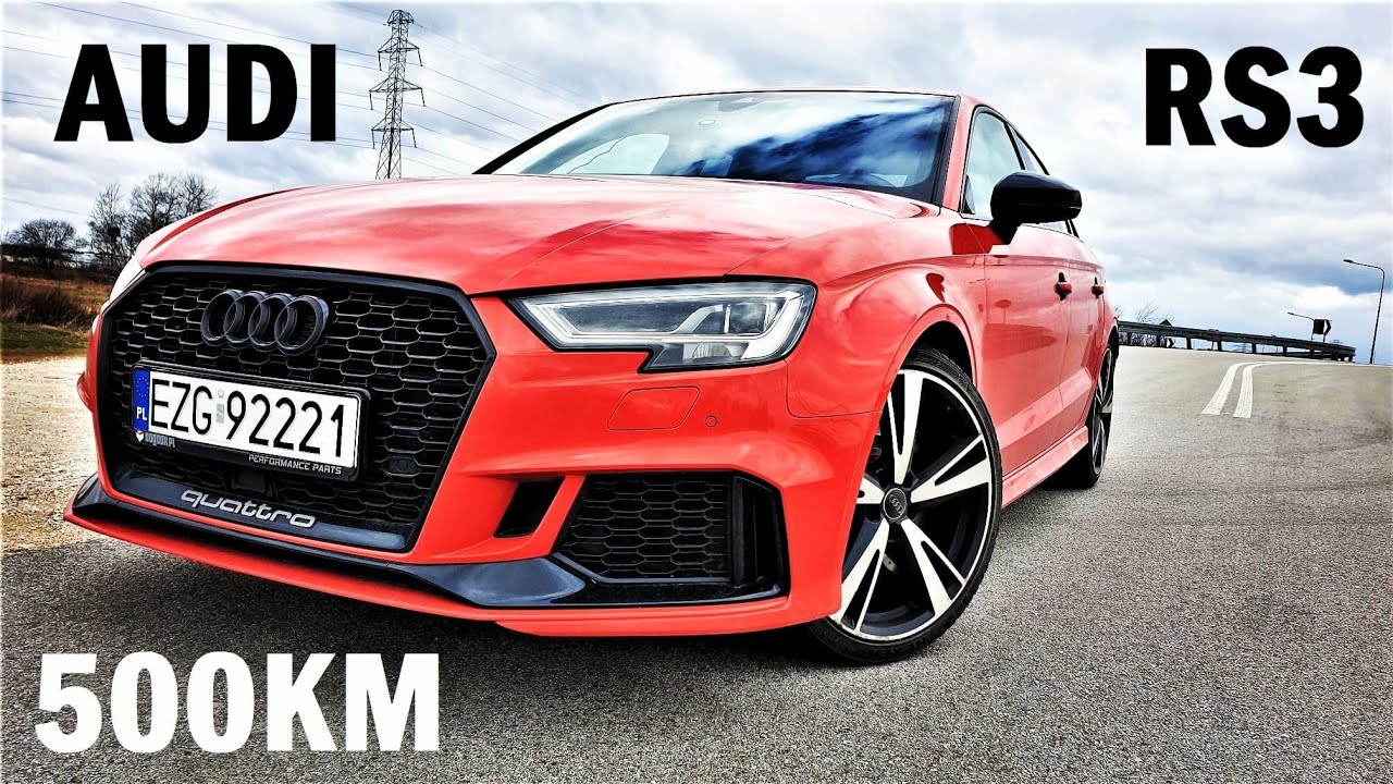 AUDI RS3 - 500KM [pierwsze wrażenia] TEST PL muzyk jeździ