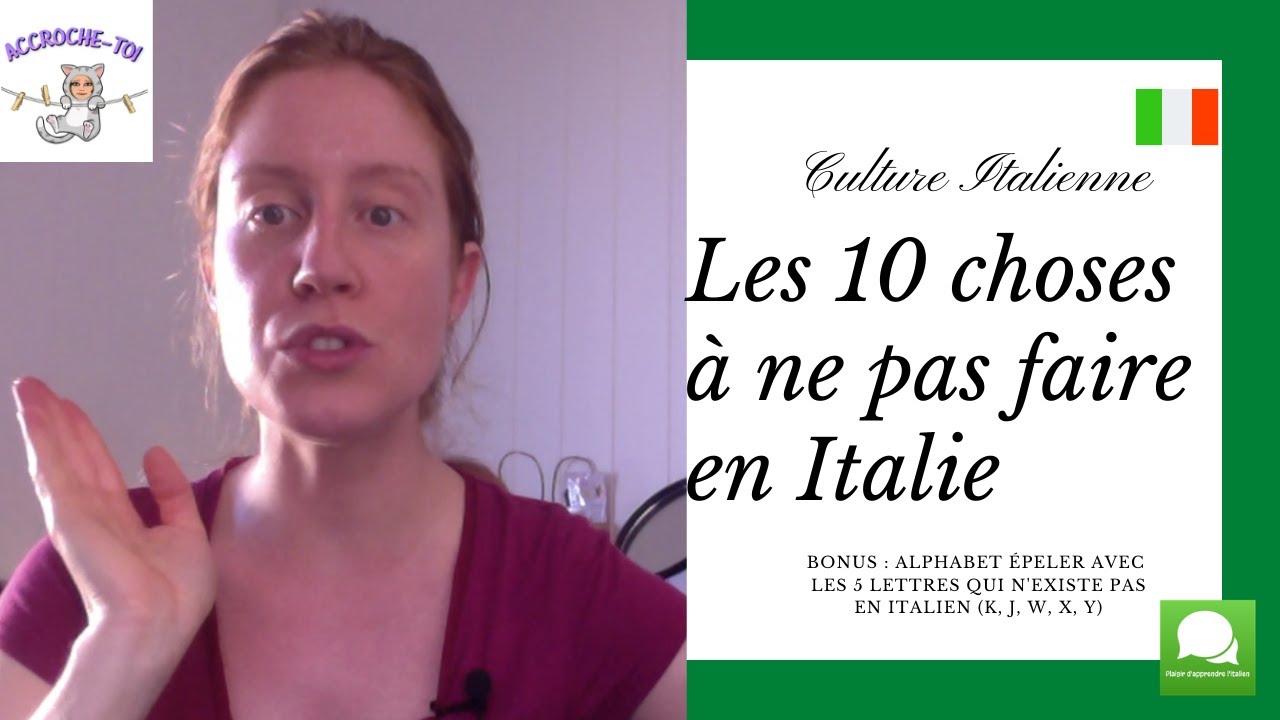 Culture italienne : les 10 choses à ne pas faire en Italie